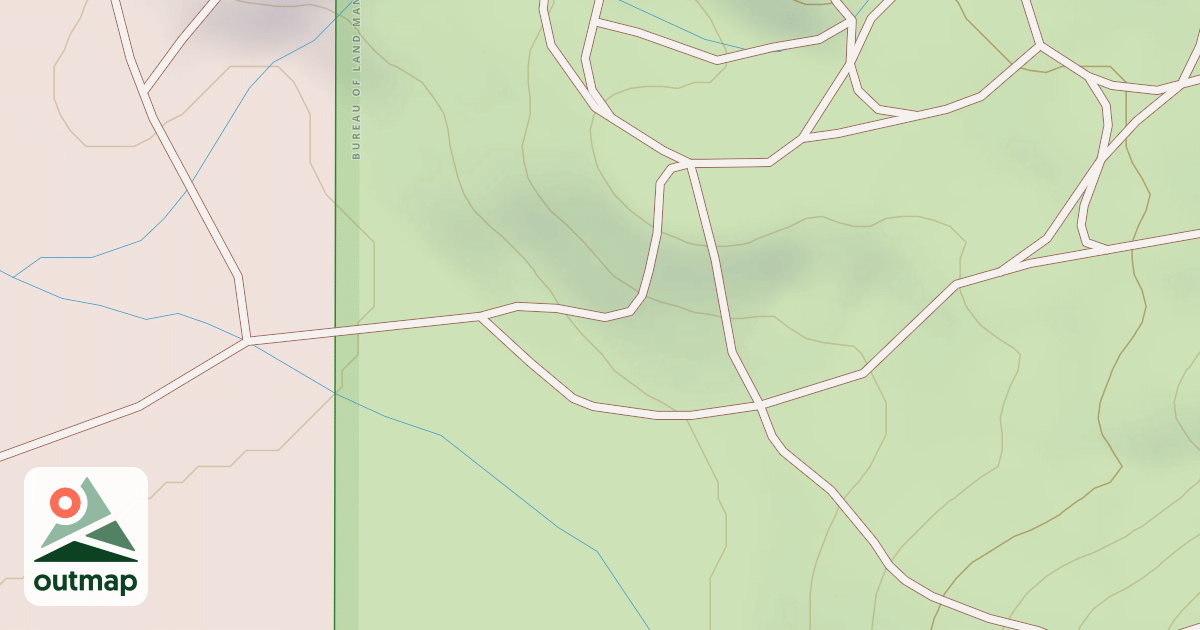 Map of BLM National GTLF Public Motorized Roads 742e75a6-60db-4613-8250-6c6ca8bb54b7