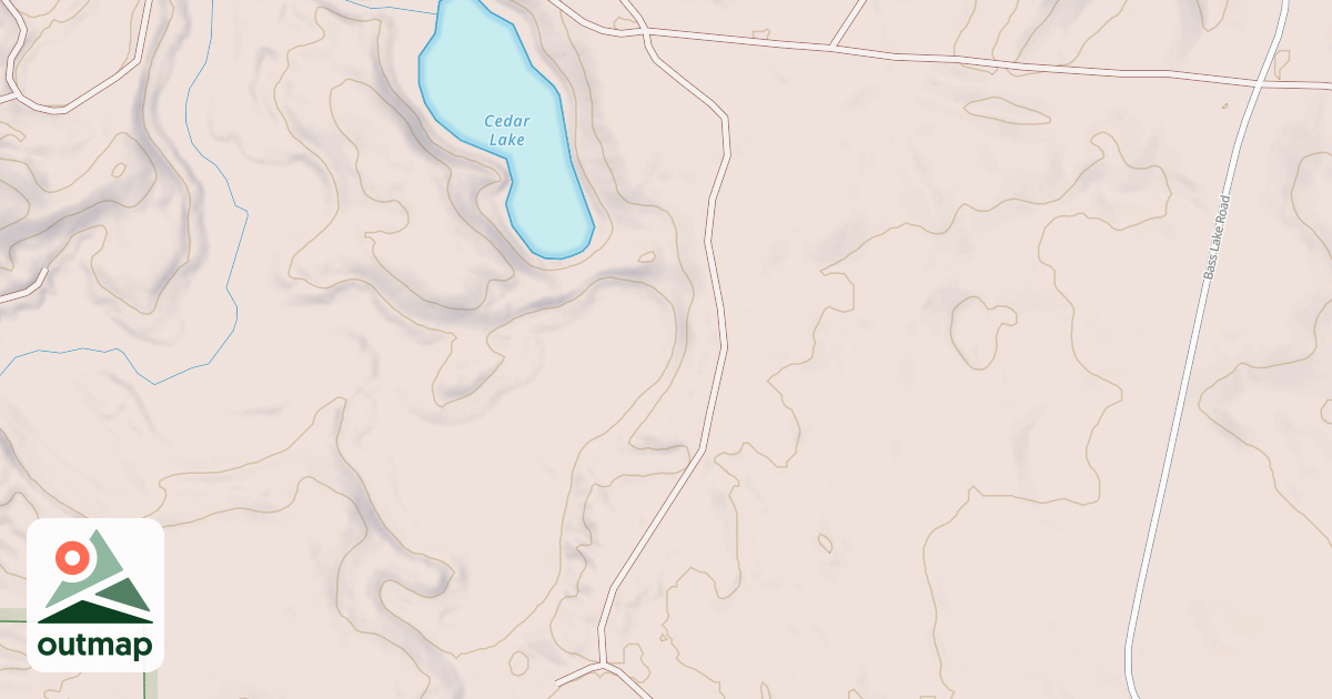 Map of CEDAR LAKE SPUR E