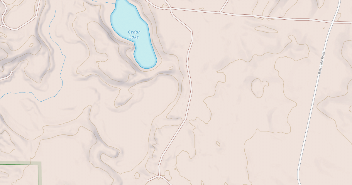Map preview of CEDAR LAKE SPUR E