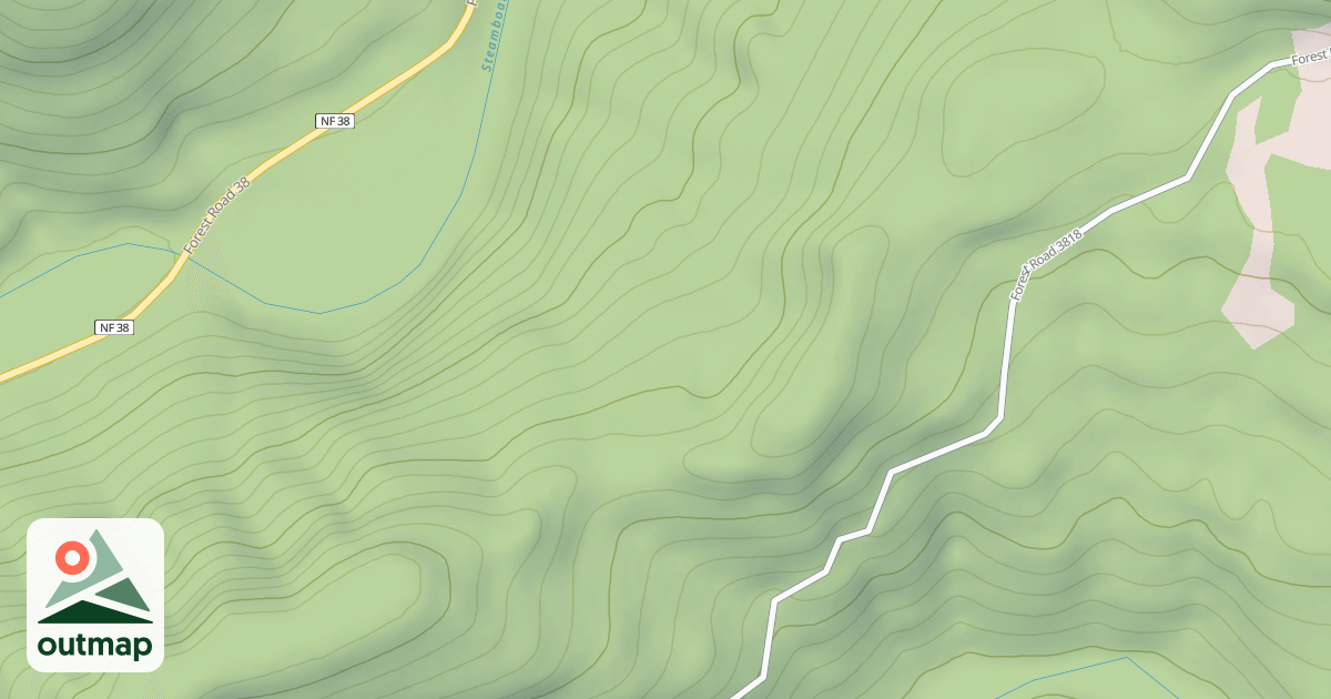 Map of LITTLE BEND CR T.S.