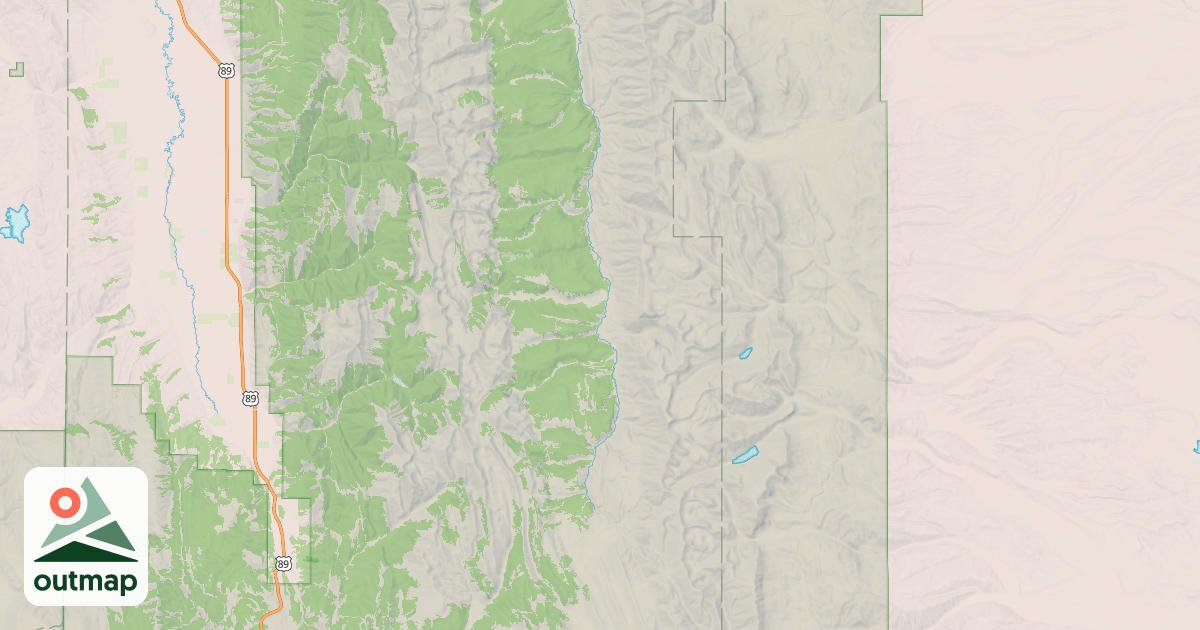 Map of GREYS RIVER LABARGE