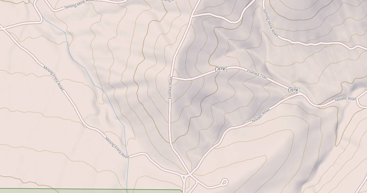 Map preview of EXARATA ROAD