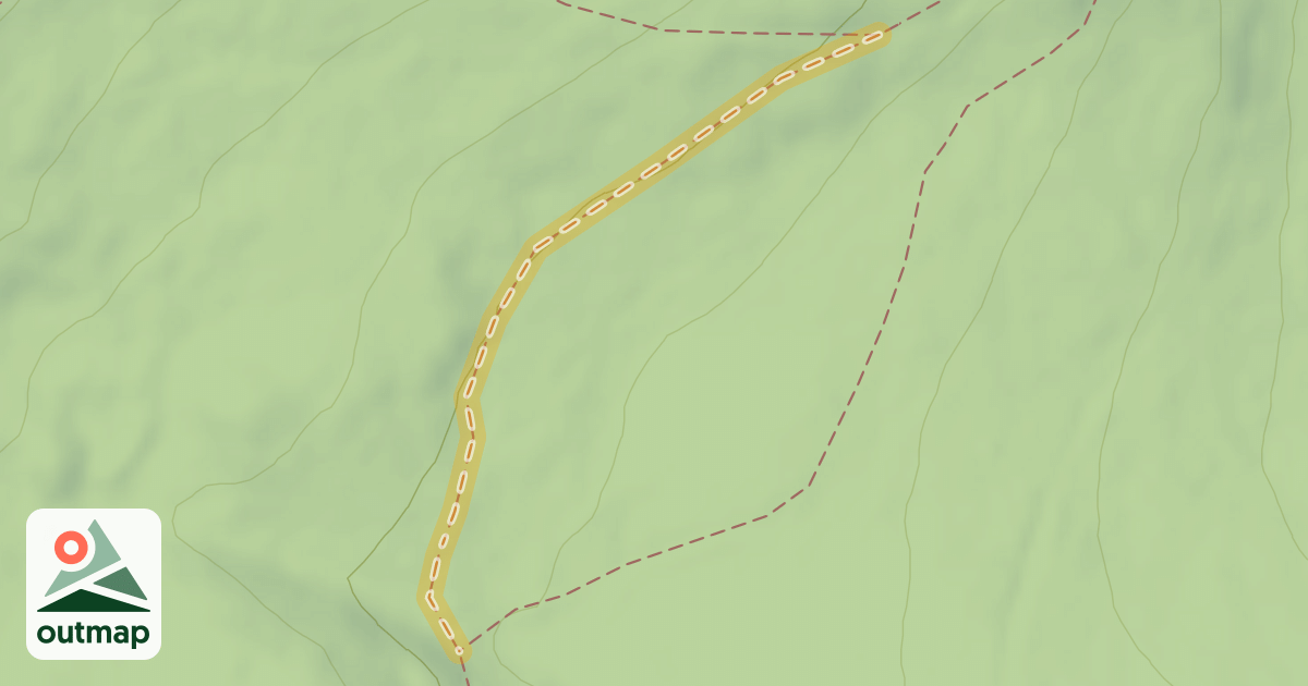 Map of Route vers le Mont Macount