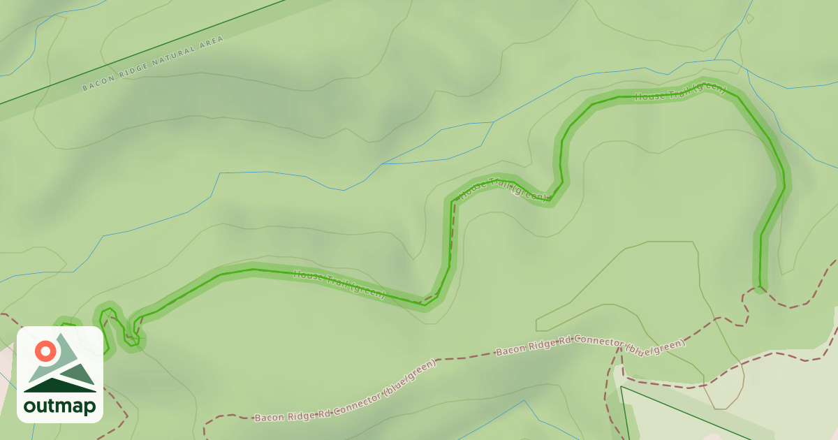 Map of House Trail (green)