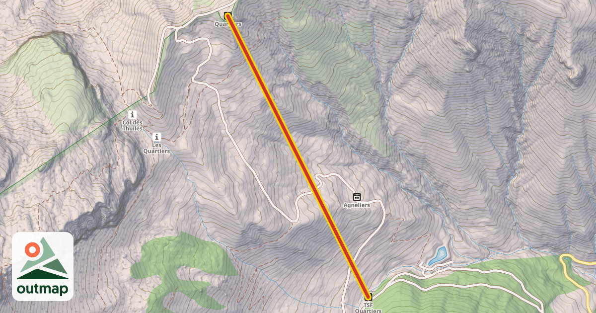Map of TSF3 Quartiers