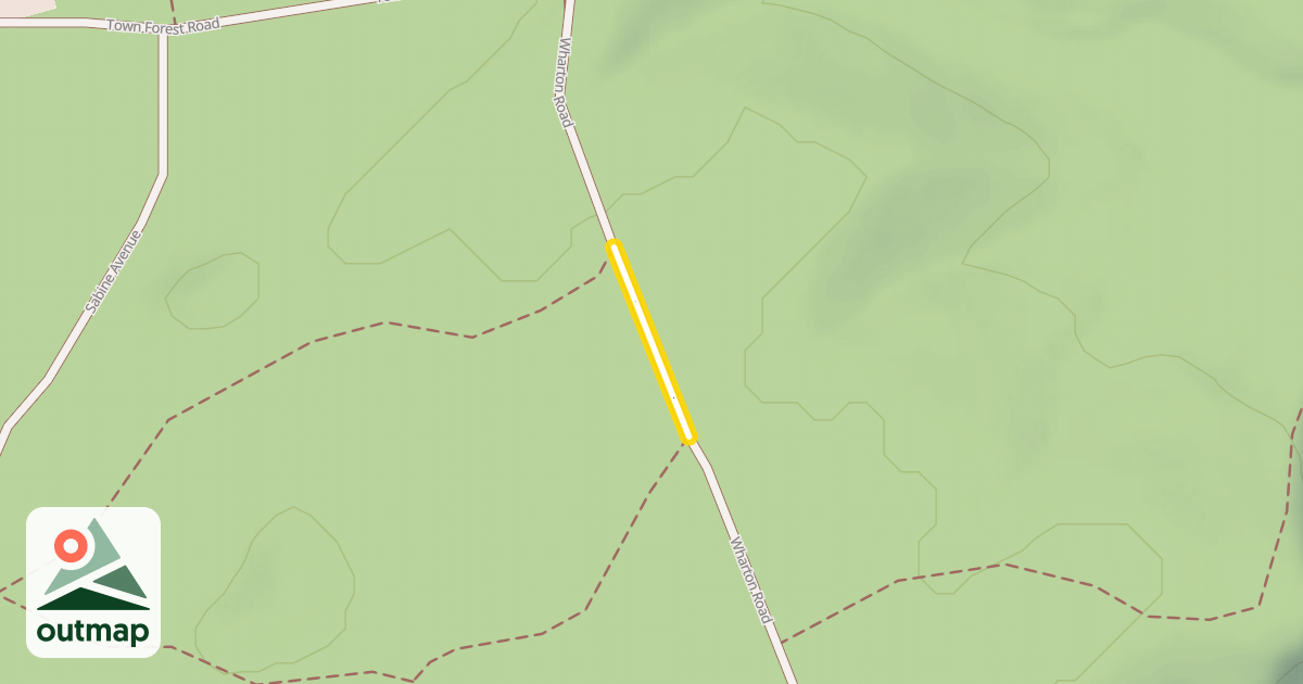 Map of Wharton Road