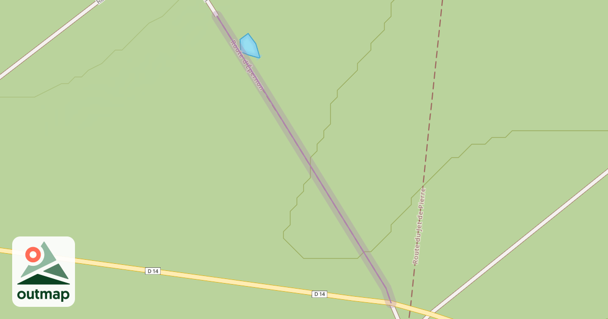 Map of Route d'Épernon