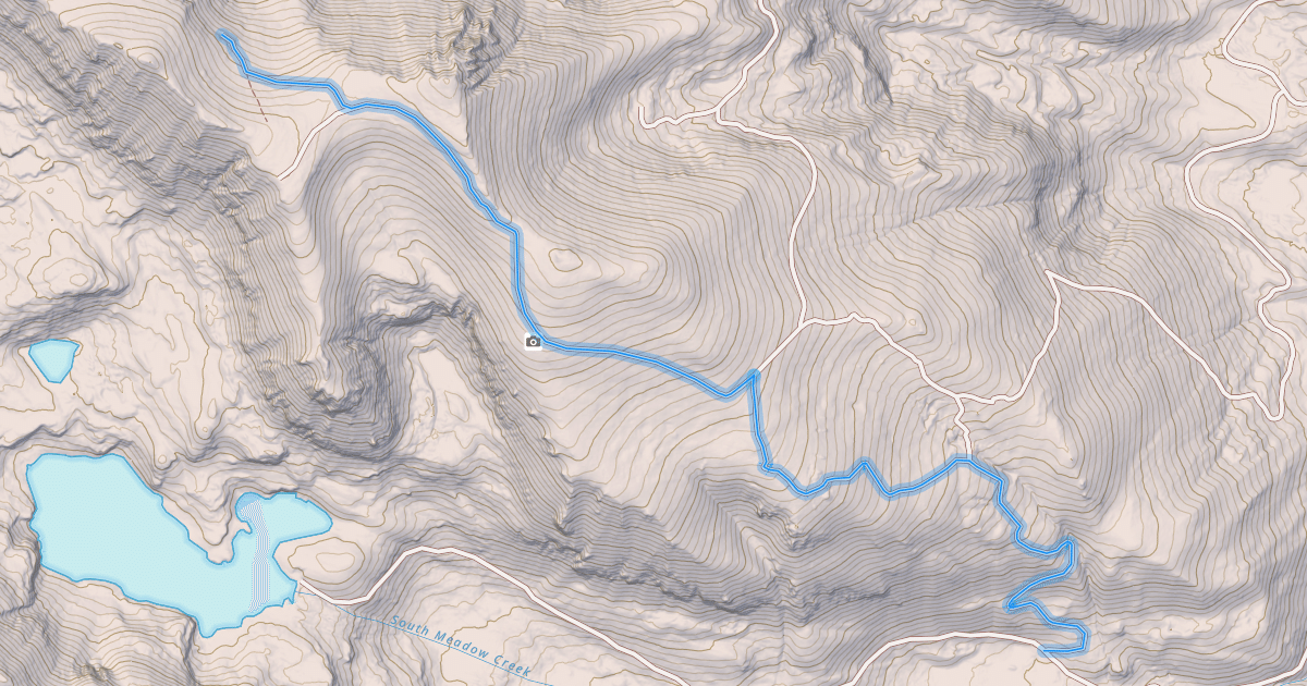 Map preview of South Baldy Mountain