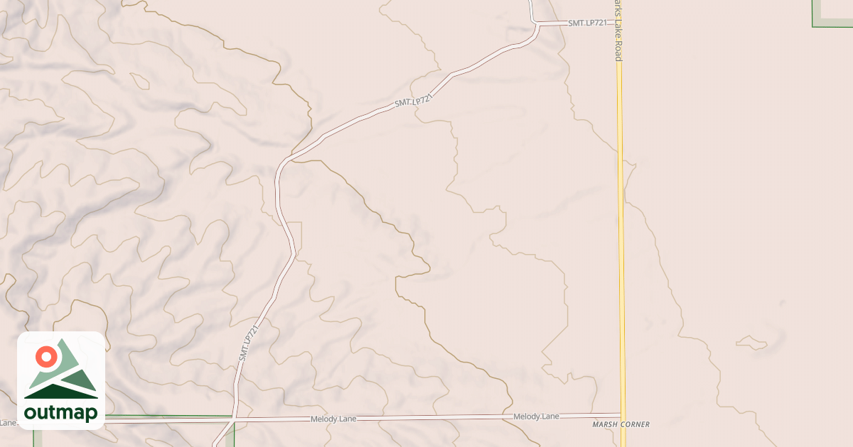Map of Indian Gardens Orv Route