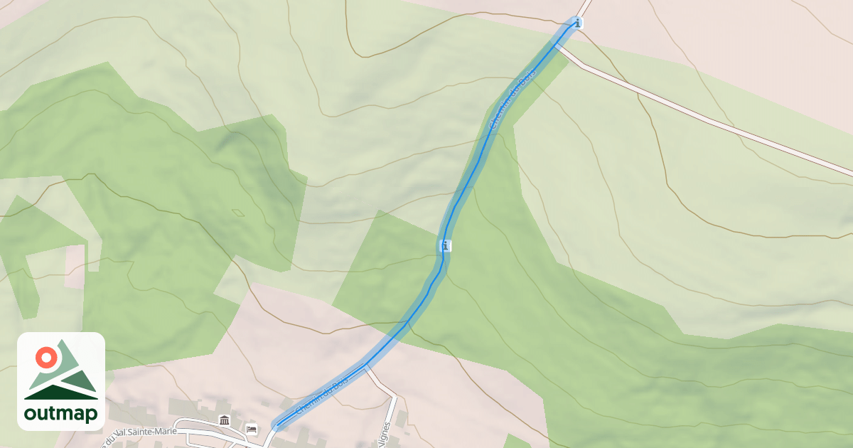 Map of Chemin du Bois