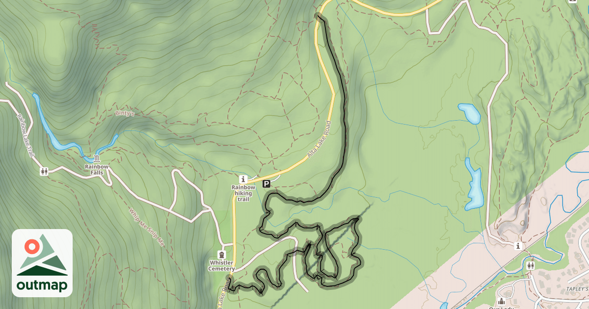 Map of A River Runs Through It/Bart's Dark Trail