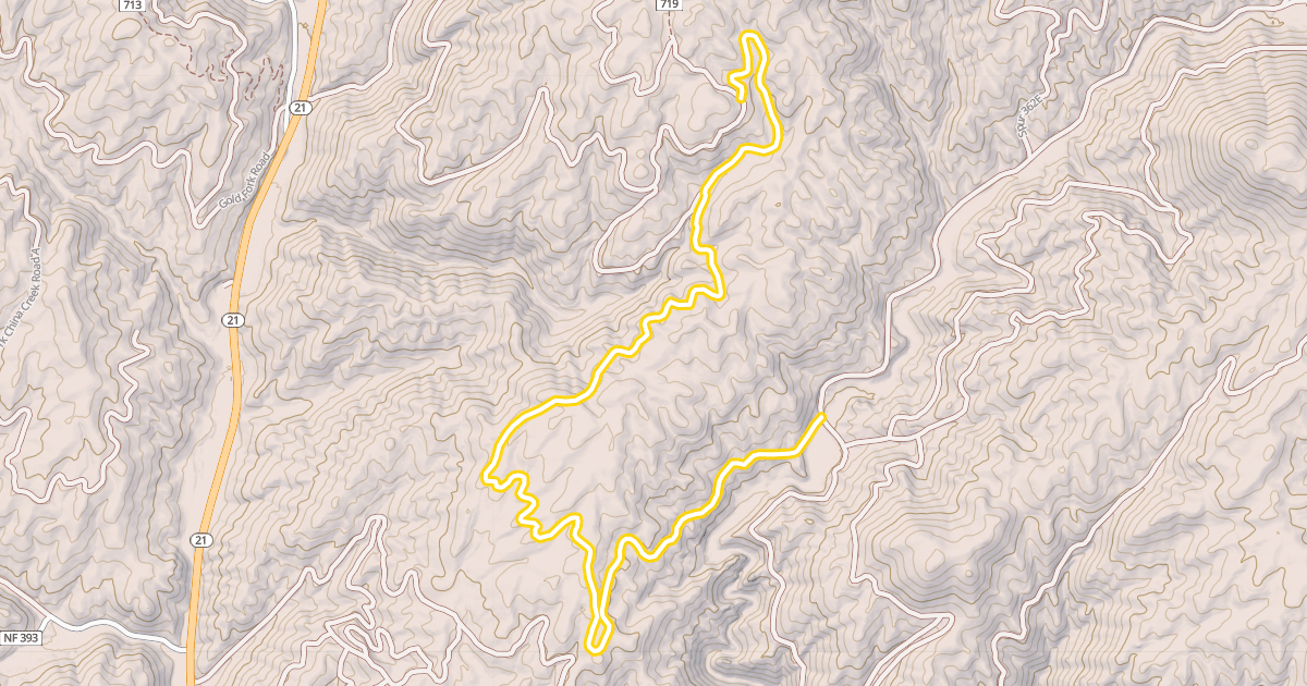 Map preview of Summit Trail