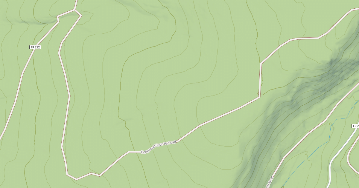 Map preview of HOLLYWOOD SPUR 1G