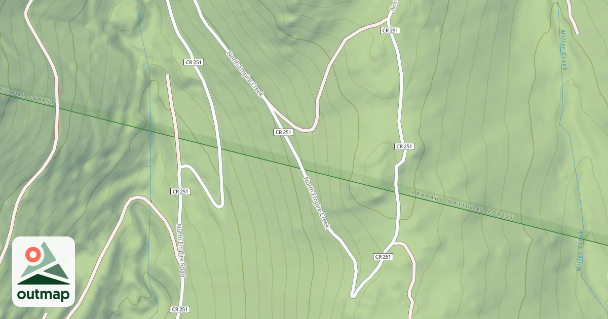 Map of North Empire Road