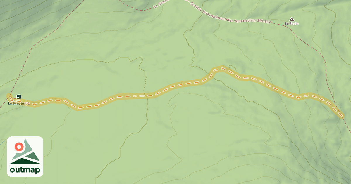Map of Itinéraire Cascapédia