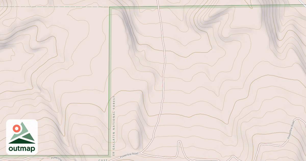 Map of ELK SPRINGS