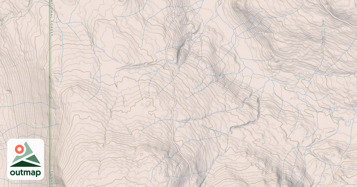 Map of USFS National Forest System Roads {CB54A655-2243-42F4-AF29-CB0A929E1FC1}