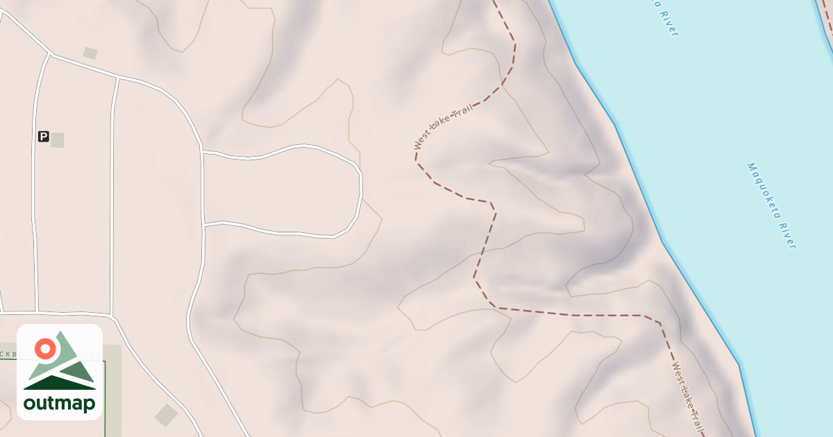 Map of West Lake