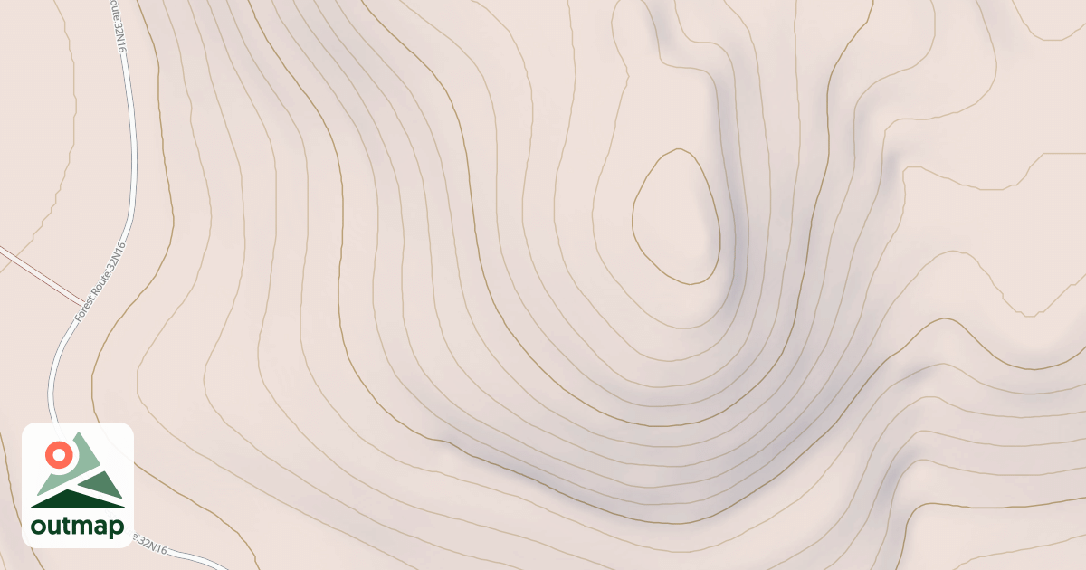 Map of ASHPAN BUTTE