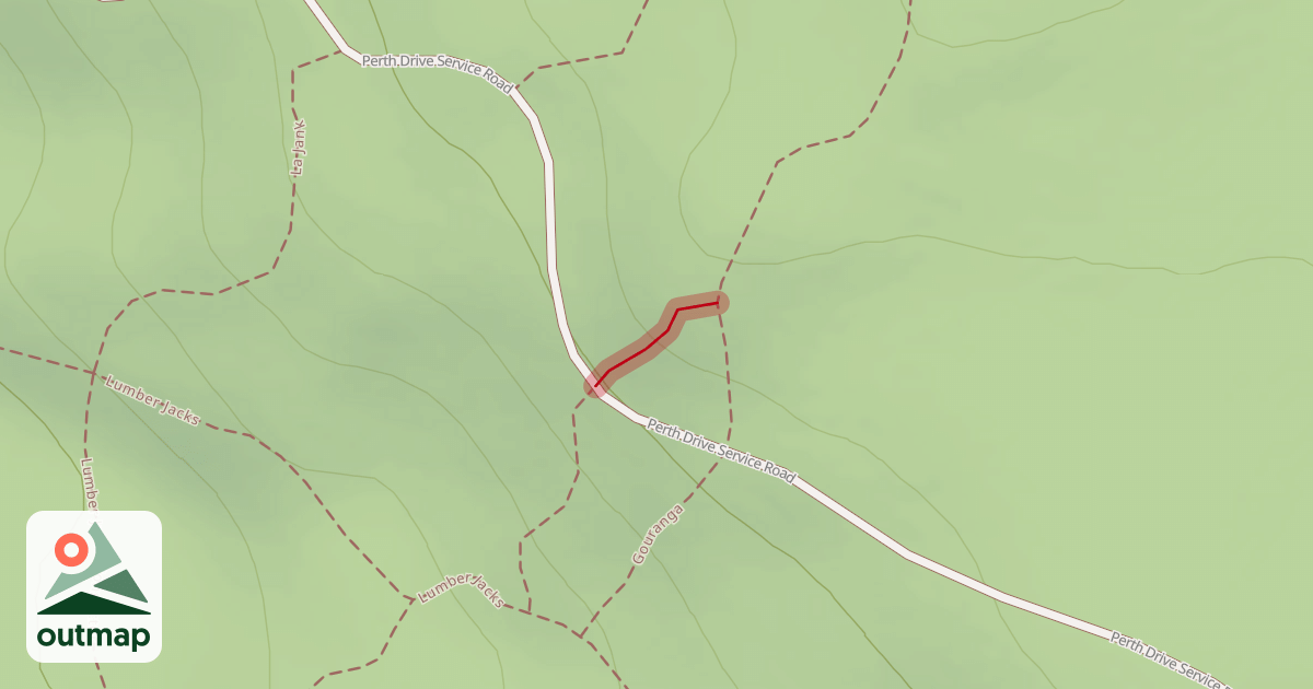 Map of Gouranga Rock Ride