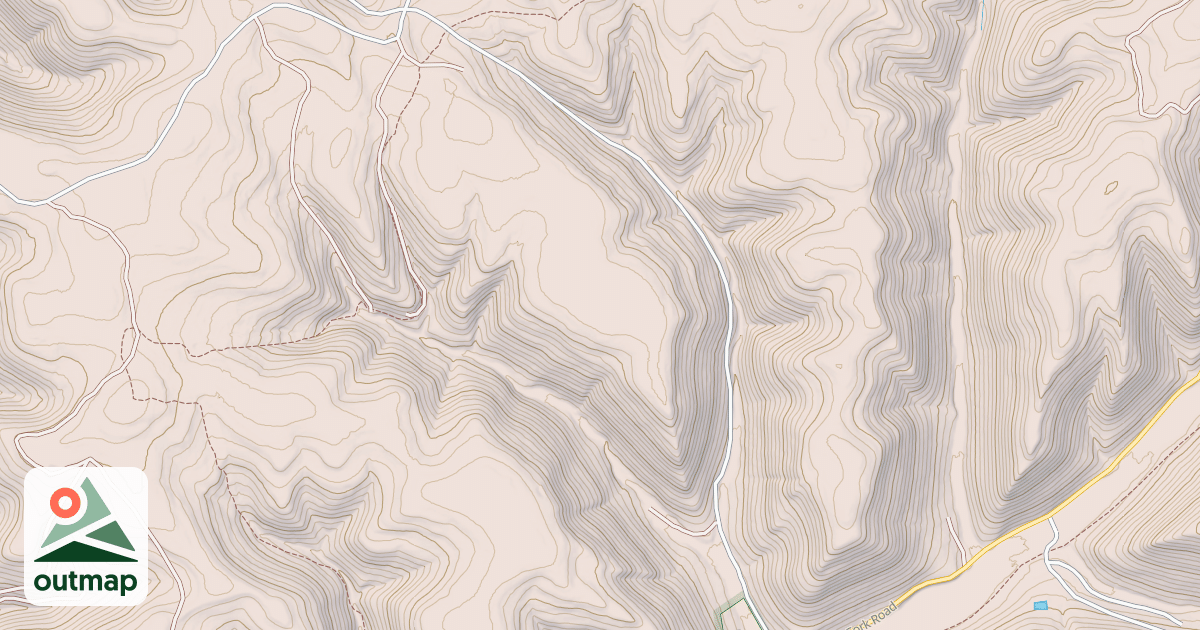 Map of Susquehannock State Forest Snowmobile Trails