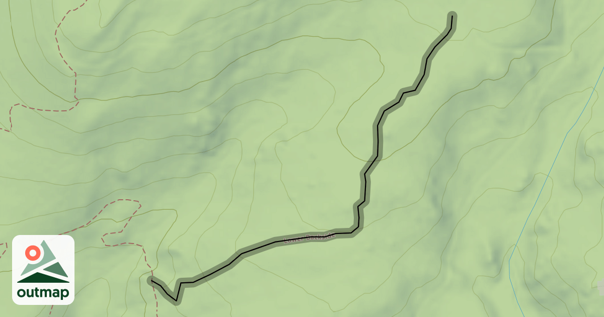 Map of Lower Backside