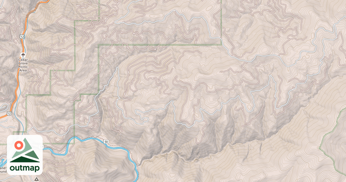 Map of BEAVER MEADOWS