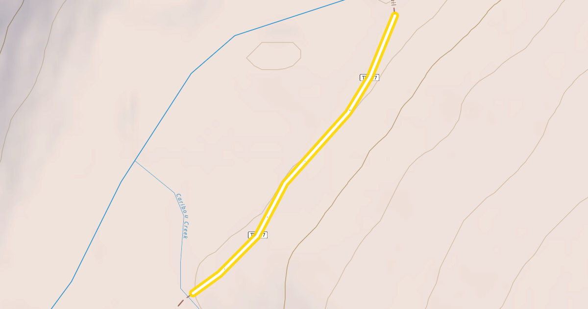 Map preview of Resurrection Pass Trail