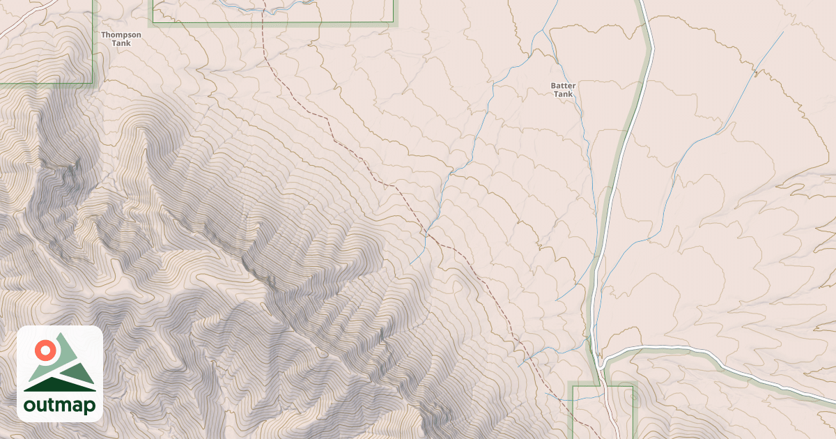 Map of Continental Divide National Scenic Trail