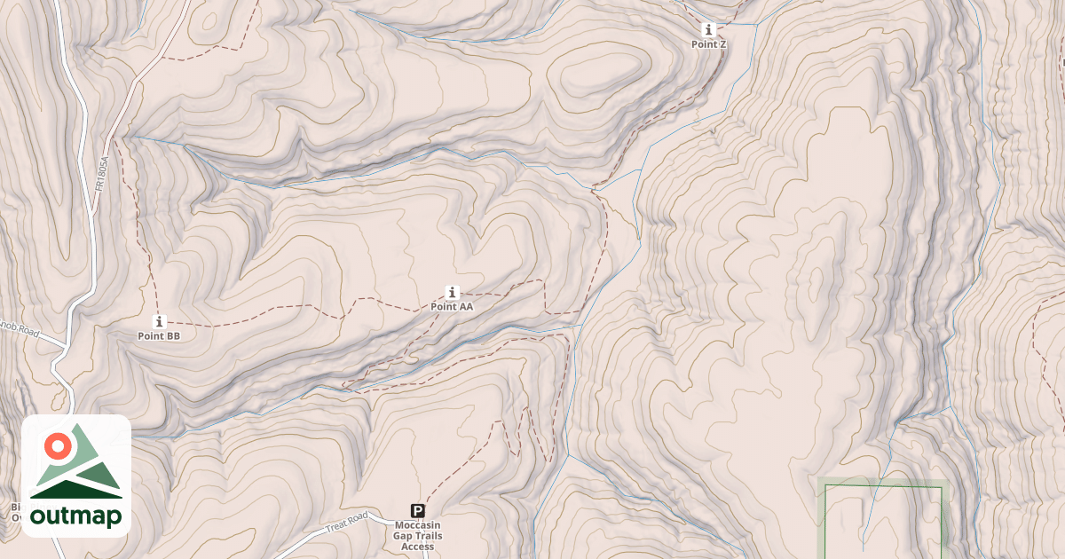 Map of MG HIGH MTN LOOP