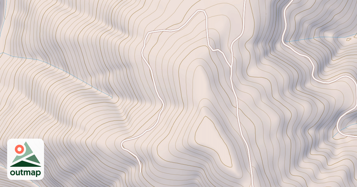 Map of BARK SHANTY RIDGE