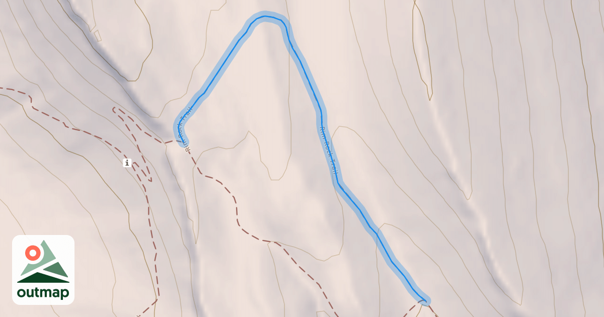 Map of Rim Rock Trail