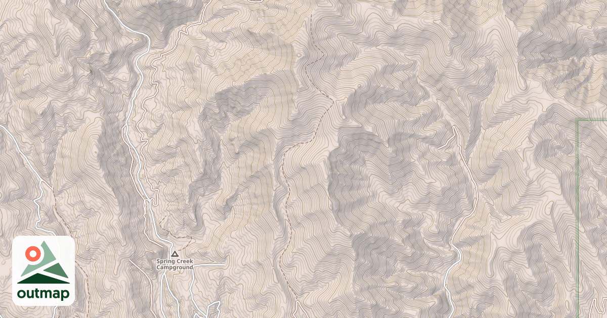Map of Hitt Creek