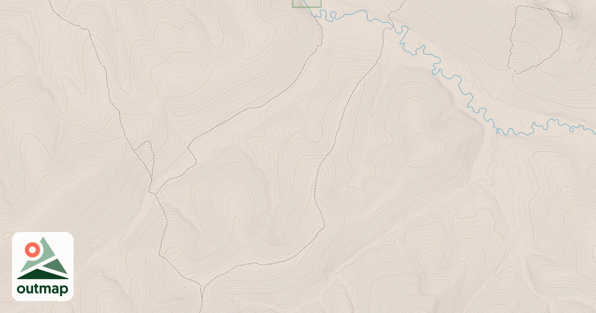 Map of Lower Nome Creek Trail