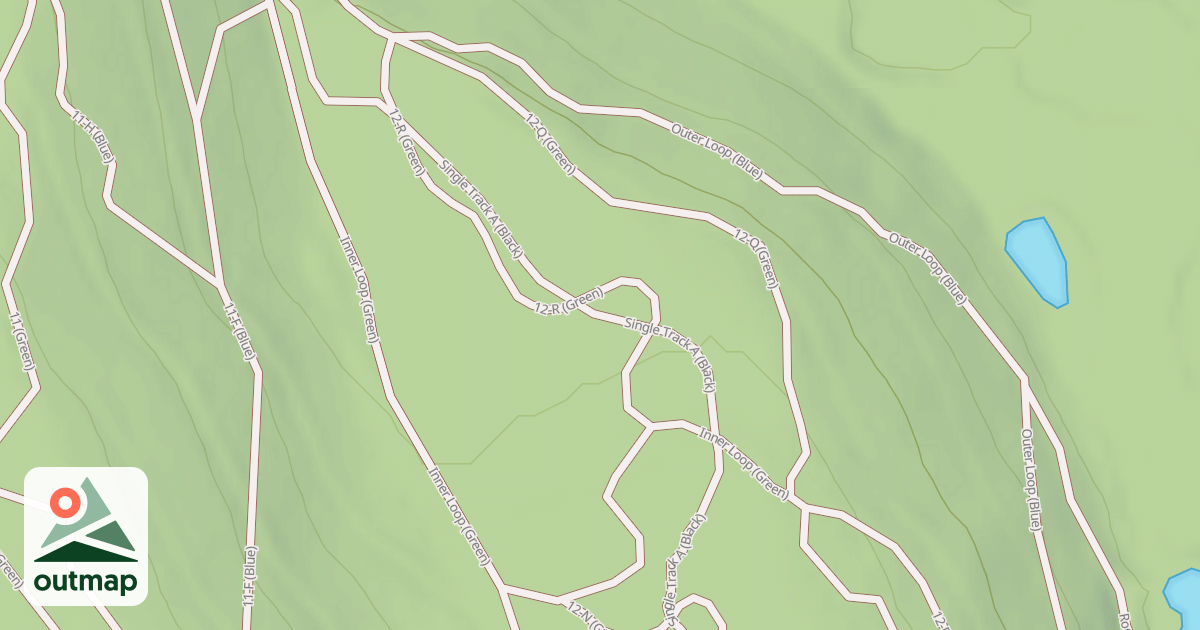 Map of Rock Run ATV Trails