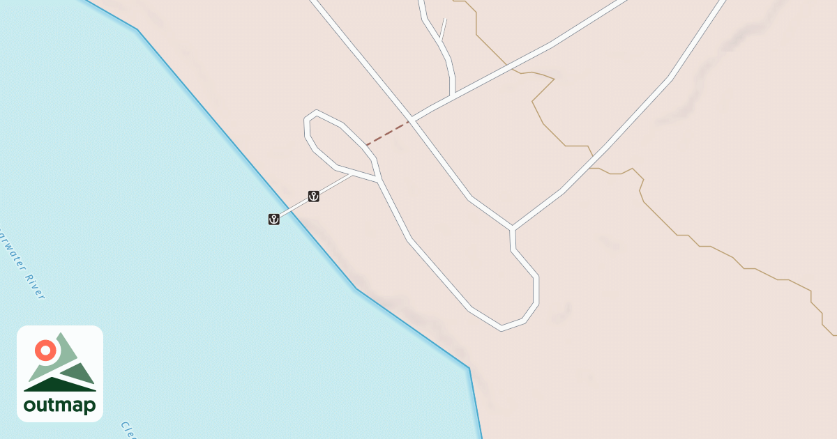 Map of LAKE ALVA CAMP LOOP D