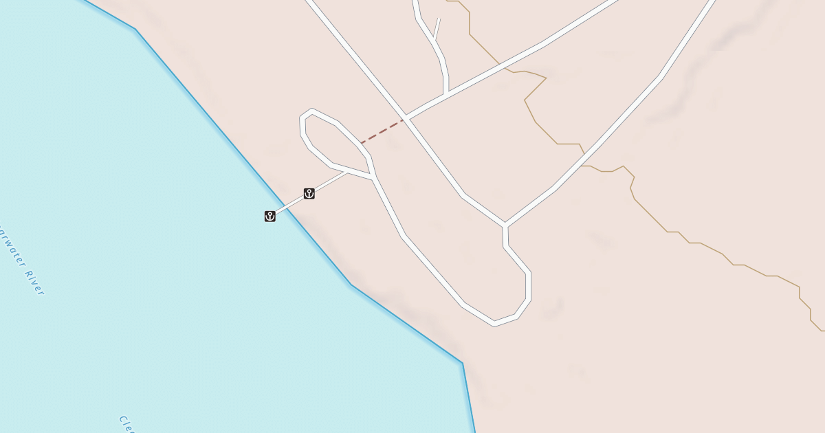 Map preview of LAKE ALVA CAMP LOOP D