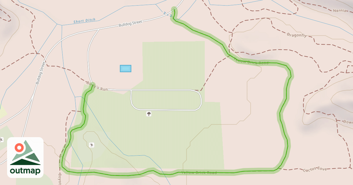 Map of Yellow Brick Road