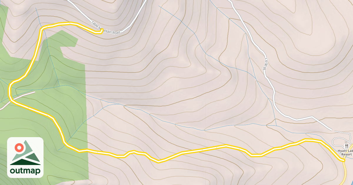 Map of Camper's Cove Nordic
