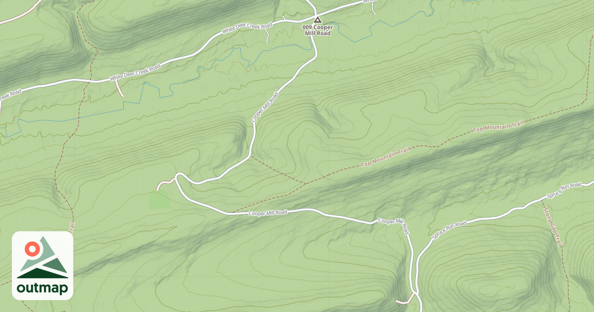 Map of Bald Eagle State Forest Snowmobile Trails
