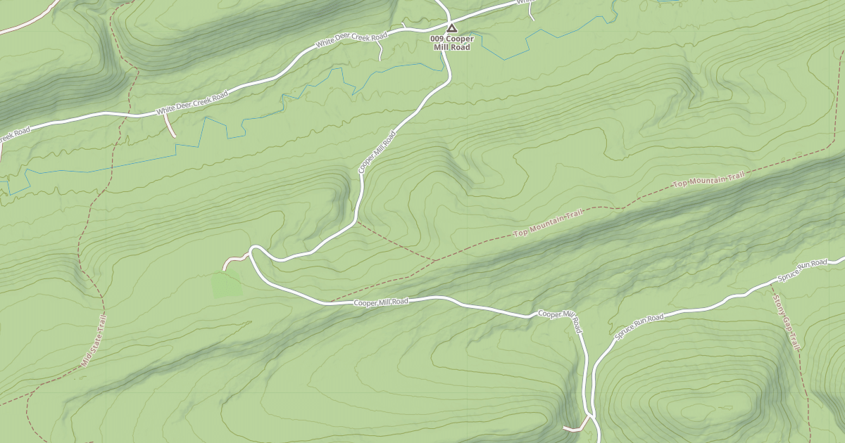 Map preview of Bald Eagle State Forest Snowmobile Trails