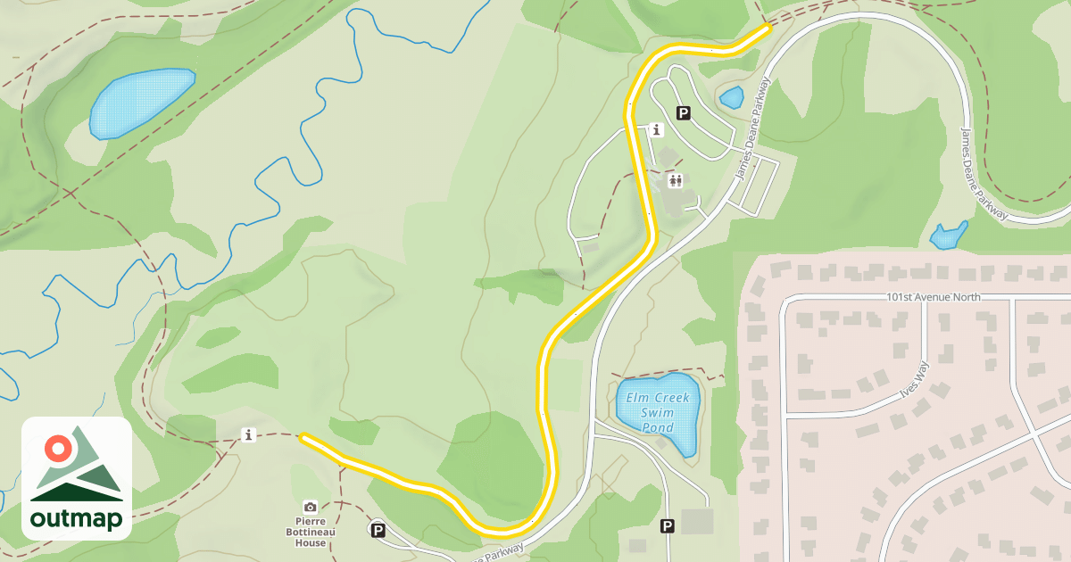 Map of Valley Trail