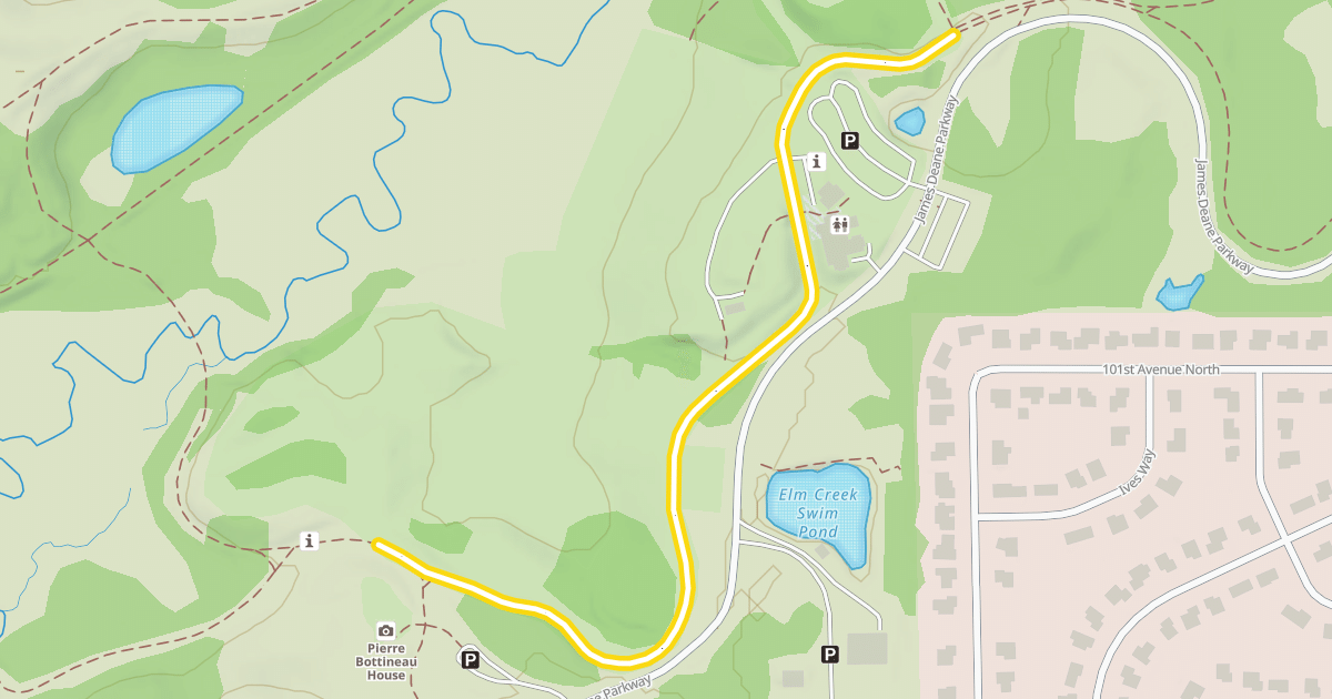 Map preview of Valley Trail