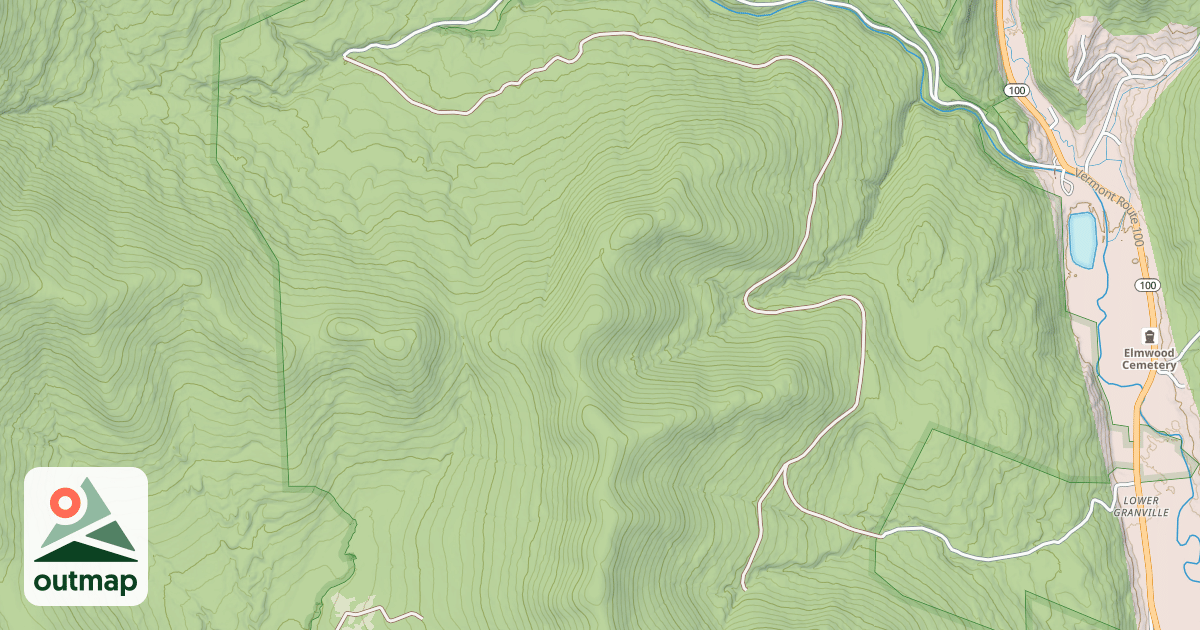 Map of GULF BROOK