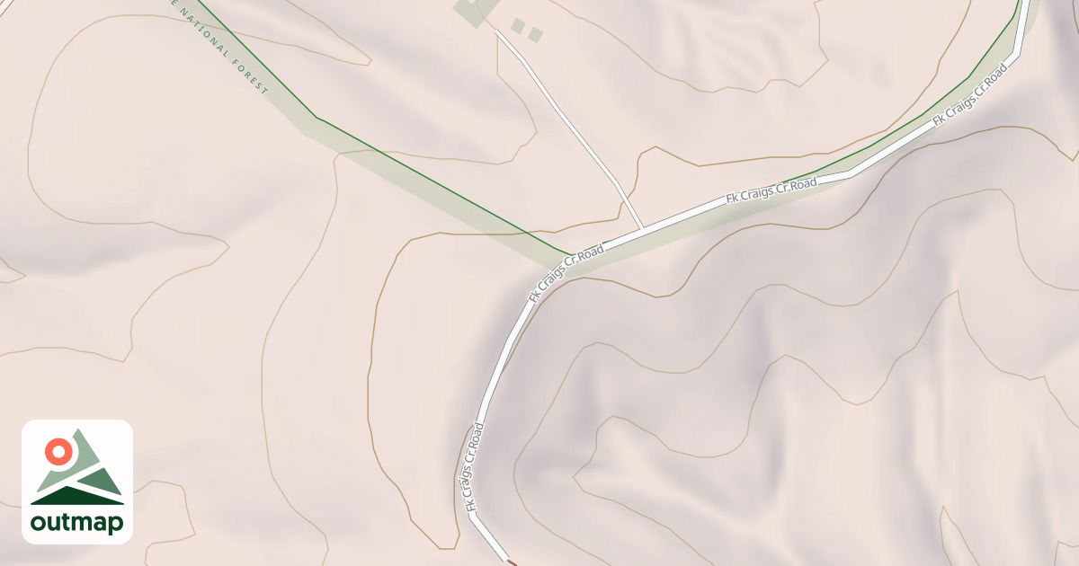 Map of COX RIDGE