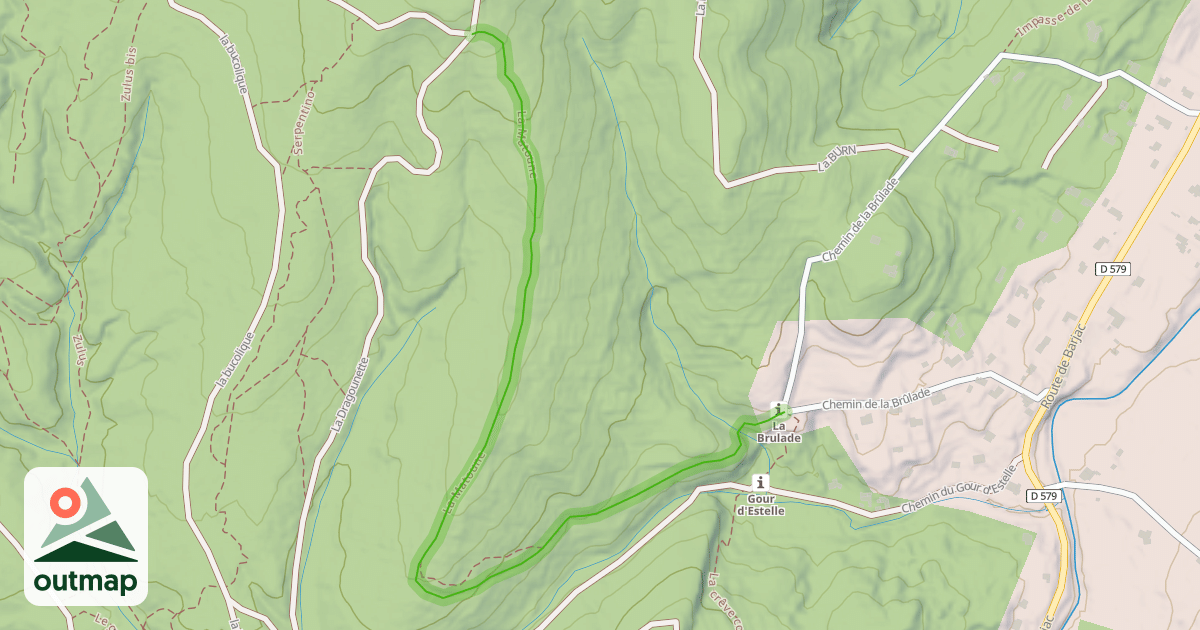 Map of La Matoune