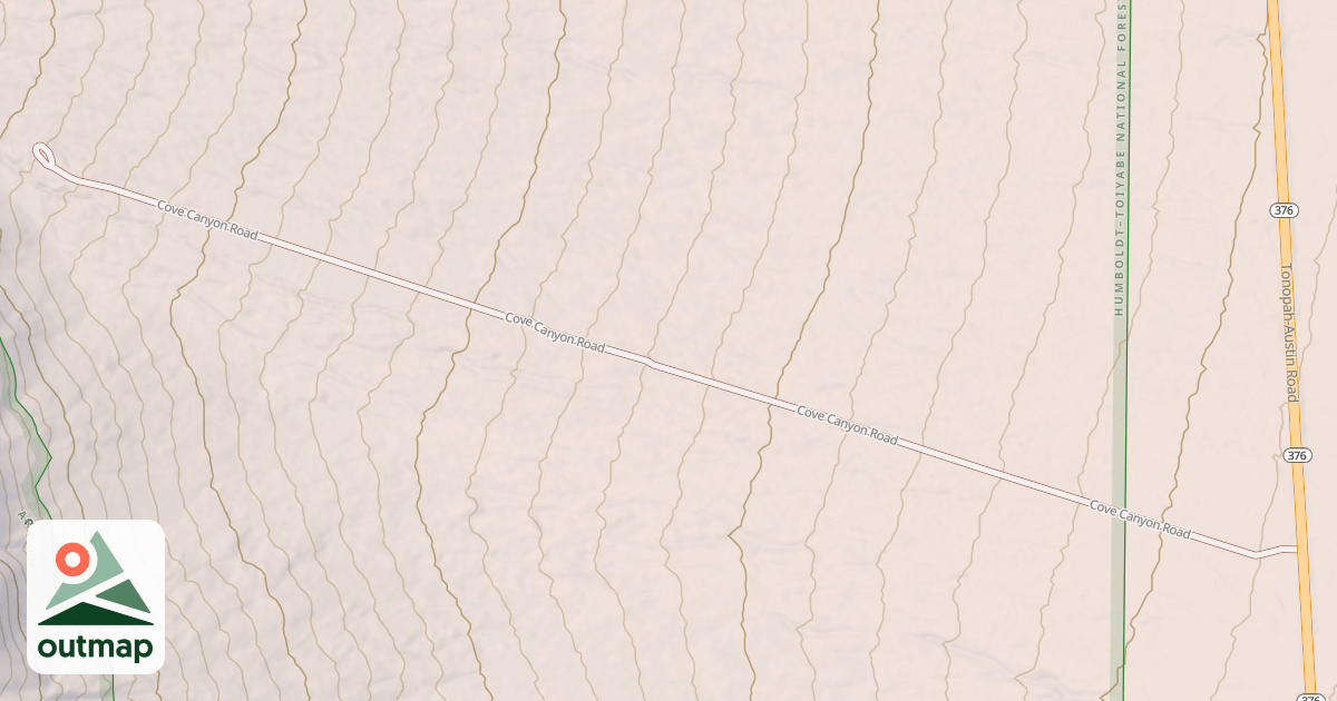 Map of COVE CANYON