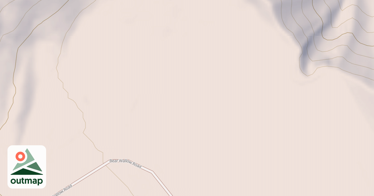 Map of BEAR WALLOW SPUR NORTH