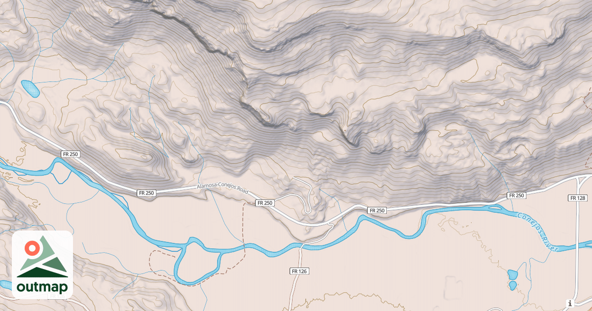 Map of ALAMOSA-CONEJOS