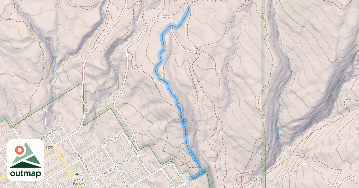 Map of Slickrock